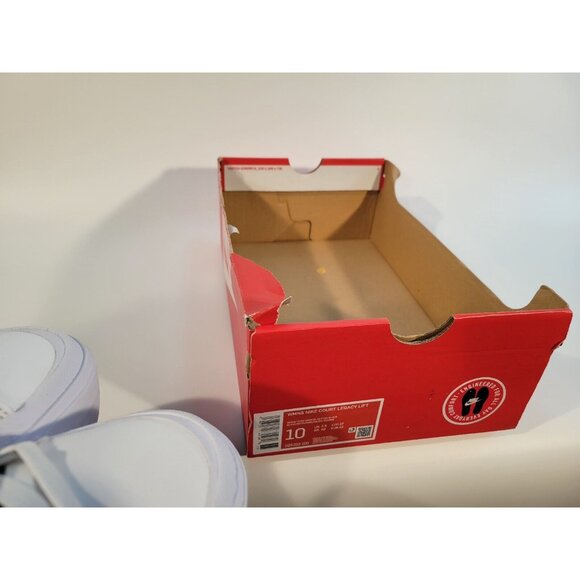 Nike Court Legacy Lift Platform Shoes Sneakers Womens Size 10 White DZ5203-100 - Picture 3 of 12